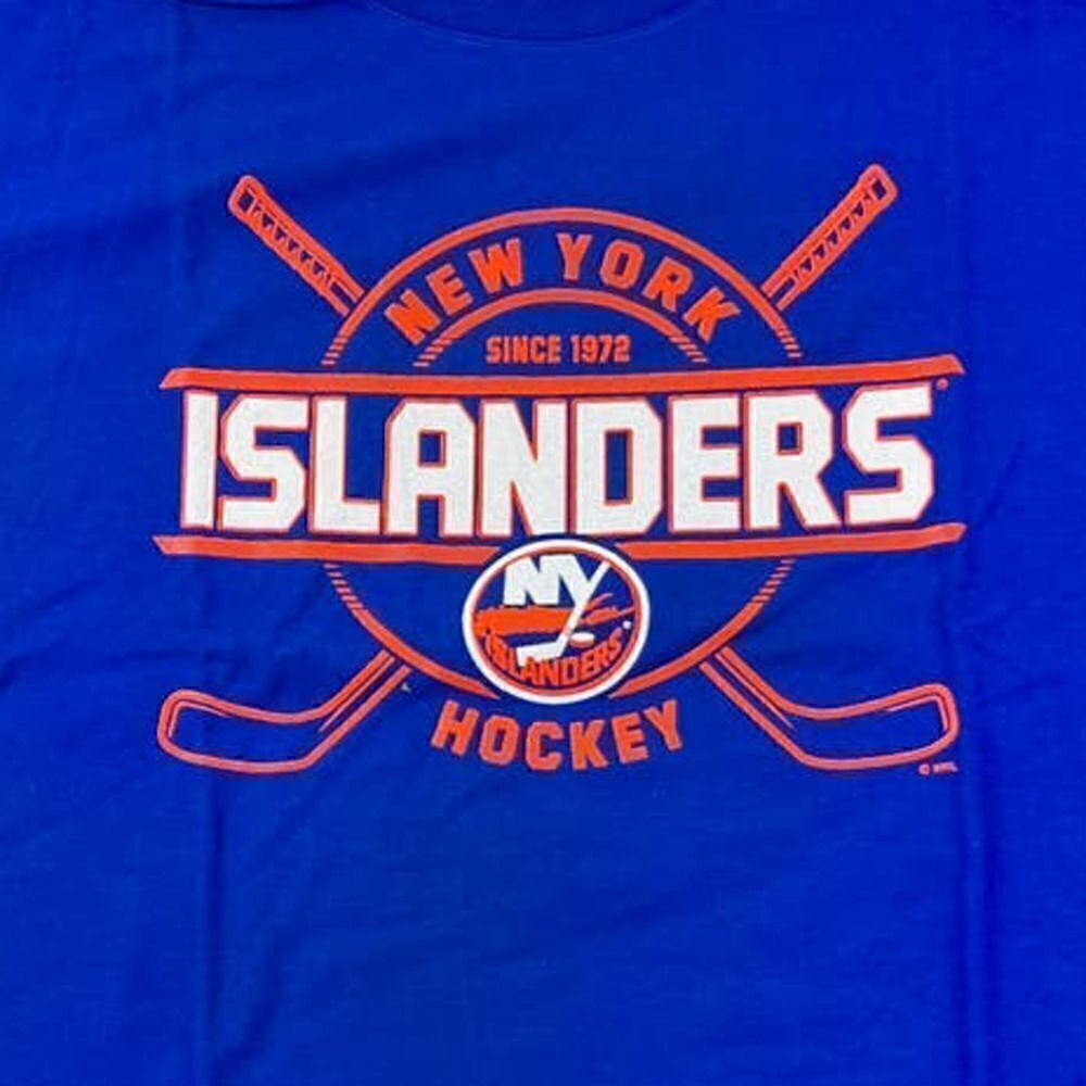 New Champion NHL Islanders Men US 2XL Blue T-Shirt Heritage Tee Athletic XXL - Picture 3 of 7